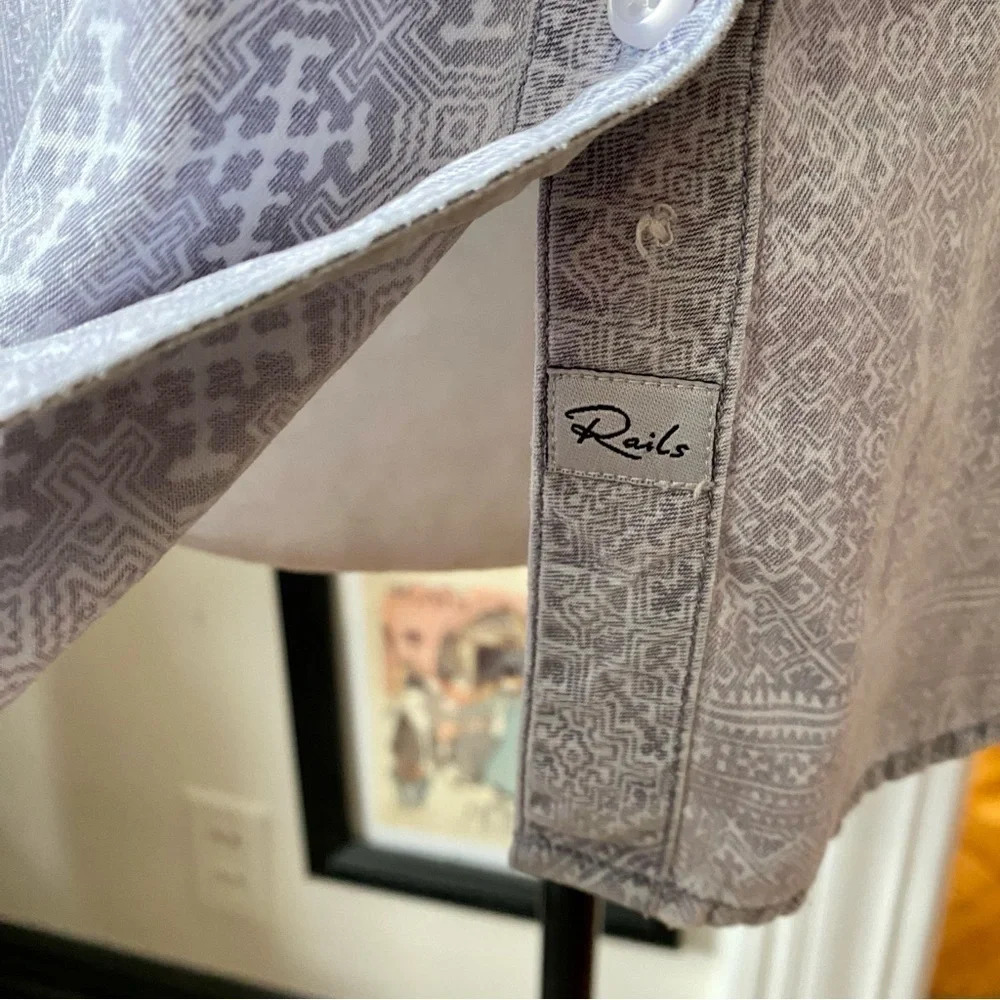 Rails Mosaic Printed Button Down - image 6